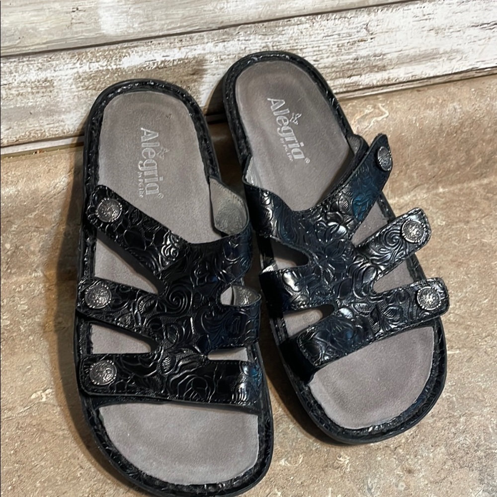 Alegria Women's Black Sandals Size 41